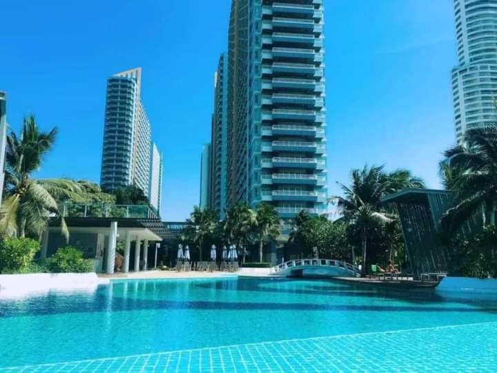 2 ห้องนอน 2 ห้องน้ำ Seaview Jomtien ชั้น18 Apartment Exterior foto